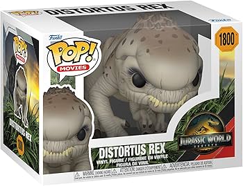 Jurassic World Distortus Rex vinylfiguur 1800 Funko Pop! standaard